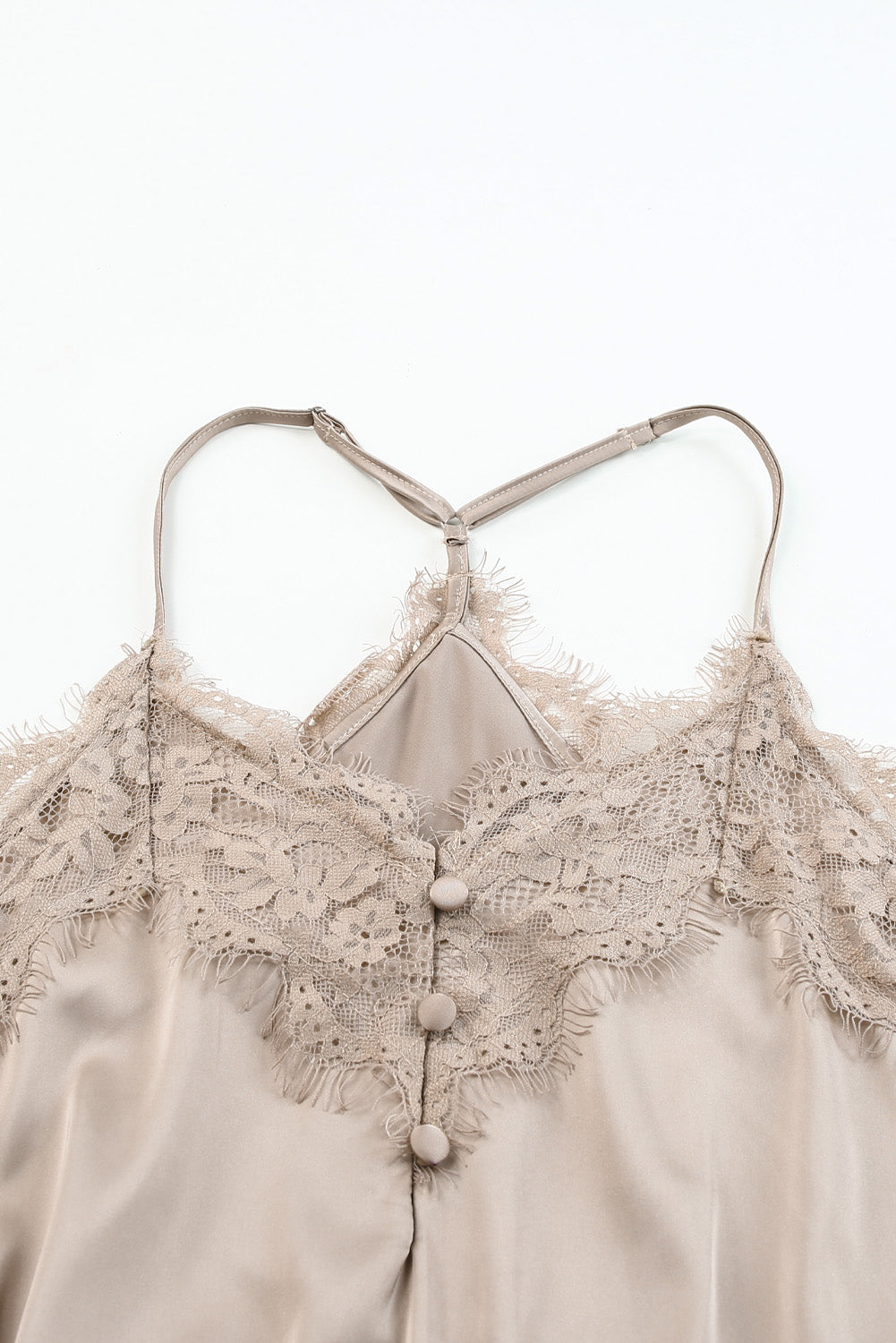Nude Satin Bodysuit