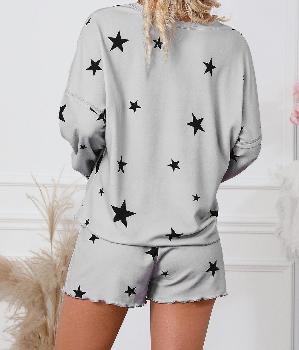 Star-Print Pj- Lounge