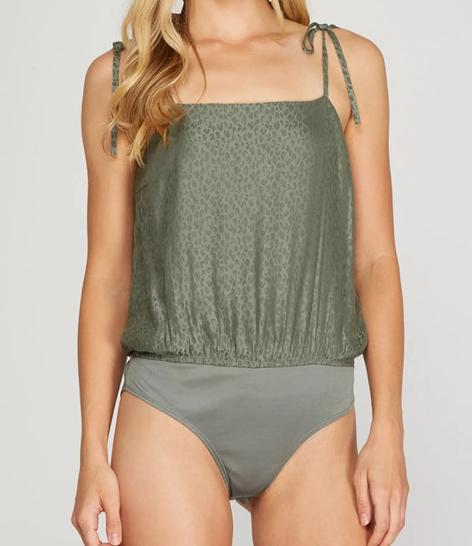 Olive Cami Bodysuit