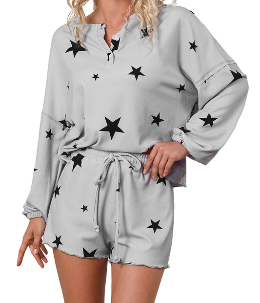 Star-Print Pj- Lounge