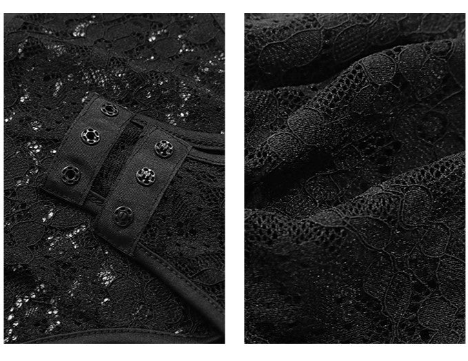Black 'Mary' Bodysuit