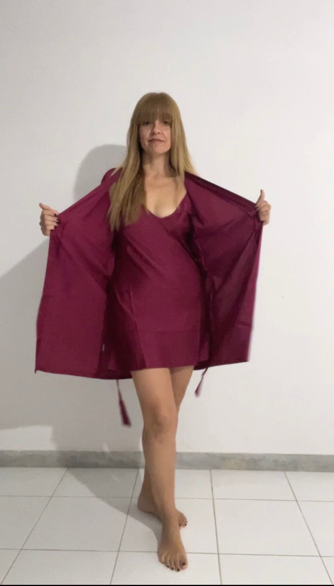 Kimono and Cami dress Set