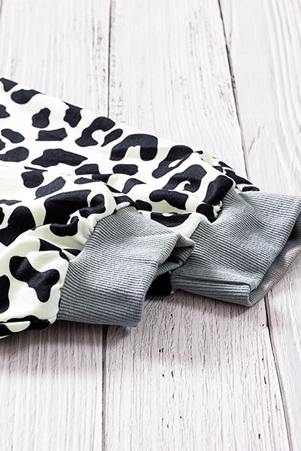 Leopard hooded long Loungewear Set