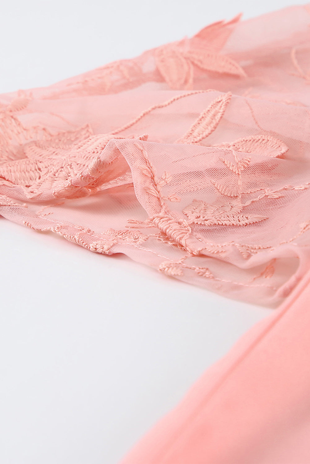 Pink open-front Kimono