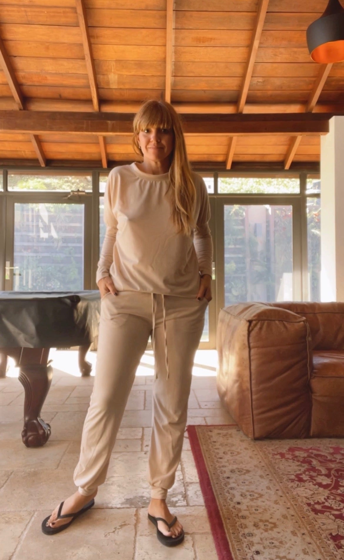 Loungewear Jogger Set Long Sleeve Top & Long Pant